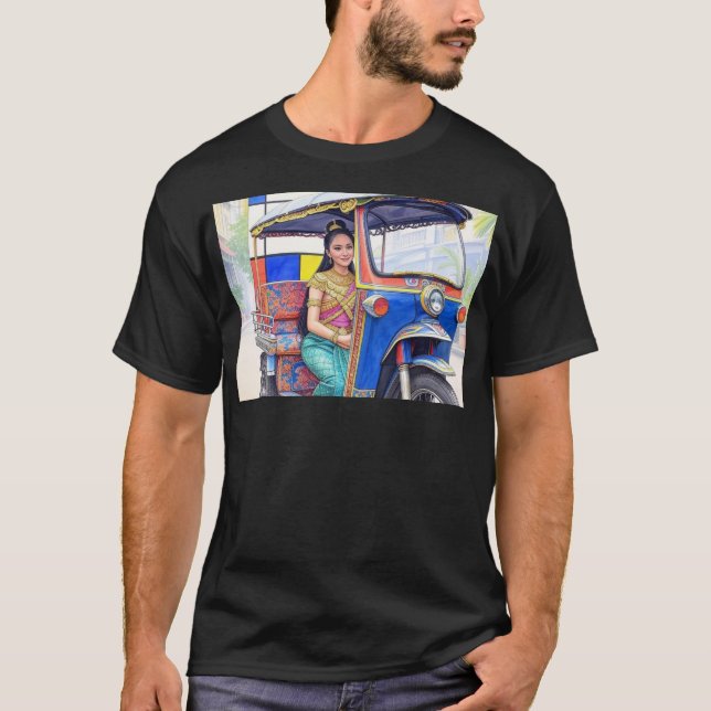 Camiseta Mealea Dirige Um Tuk De Condução Automática XII (Frente)