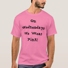 Camiseta MeanGirls "Quartas Vestimos Pink" para Men