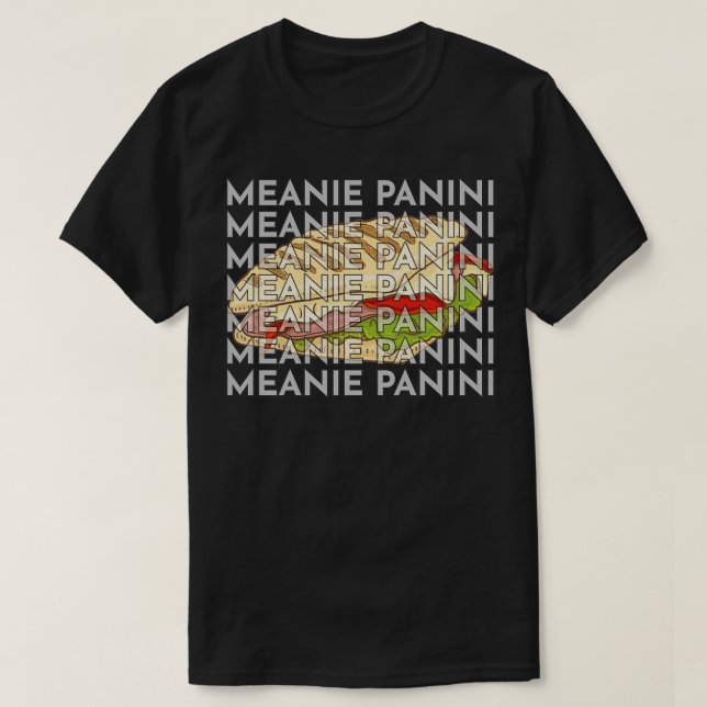Camiseta Meanie Panini Inspirou Des Sanduíche Relacionados  (Frente do Design)