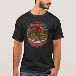Camiseta Meatball Spaghetti Cuisine Itália Butchers 1