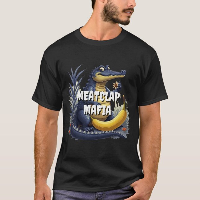 Camiseta Meatclap Mafia gator shirt (Frente)