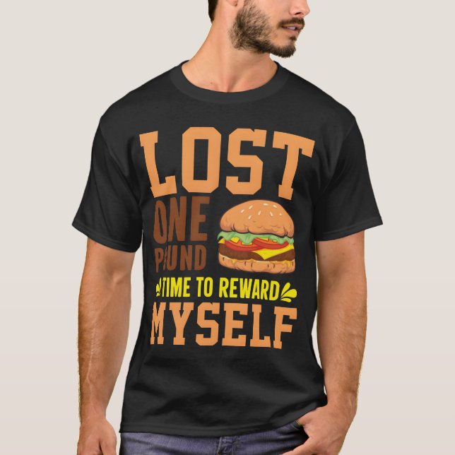 Camiseta Meaty Burger Food Lovers Food Lifestyle Gifts Idea (Frente)