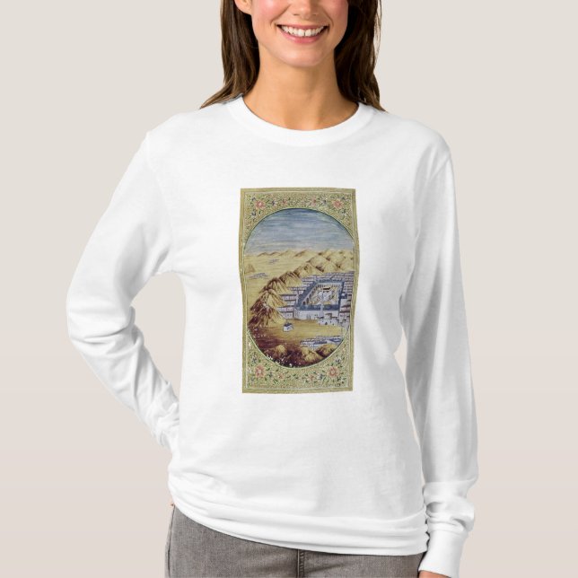 Camiseta Meca cercada pelas montanhas de Arafa (Frente)