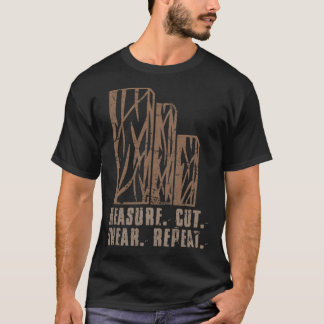 Camiseta Meça Cortar Suar Repetir Reprodução de doces engra