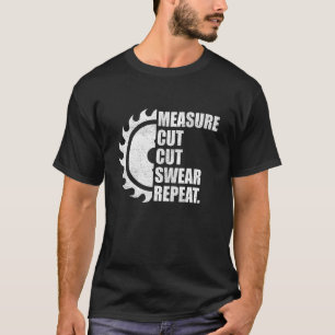 Camiseta Meça o Dia de os pais Swear Handyman