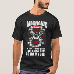 Camiseta Mecânica, A Parte Mais Difícil De Mecânica Das Aer