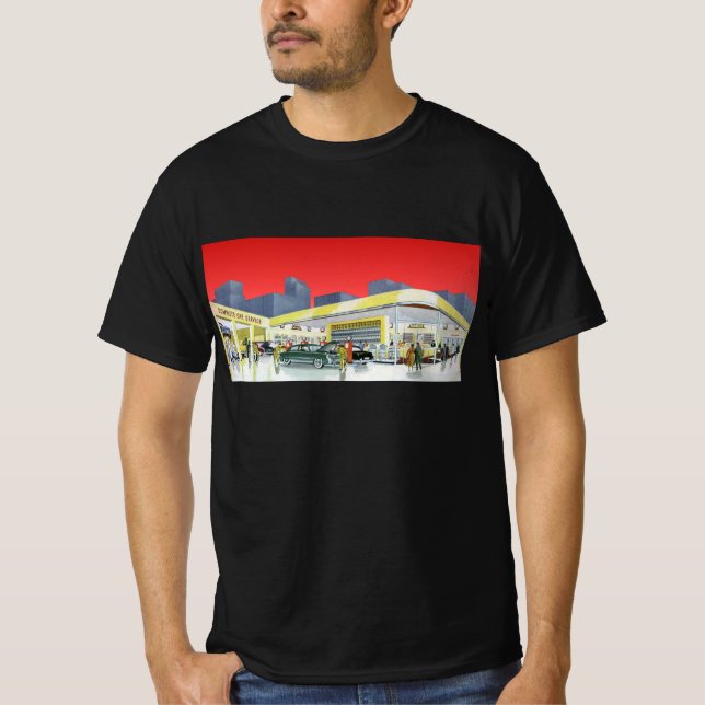 Camiseta Mecânica Automática Vintage - Garagem Completa do  (Frente)