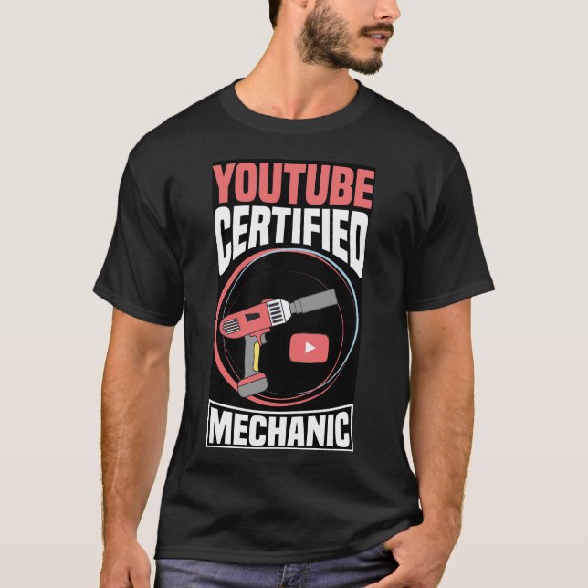 Camiseta Mecânica certificada pelo ioutube (Frente)