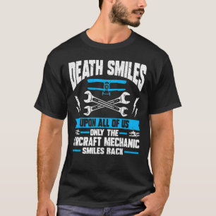 Camiseta Mecânica da aviação - Mecha do avião