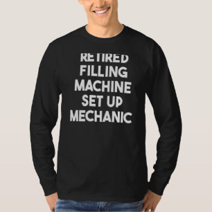 Camiseta Mecânica de configuração da máquina de enchimento 