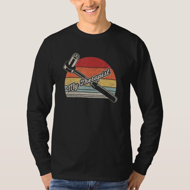 Camiseta Mecânica de Corrida Automática de Carro Engraçado  (Frente)