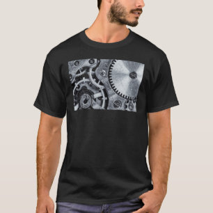 Camiseta Mecânica de Peças de Relógio