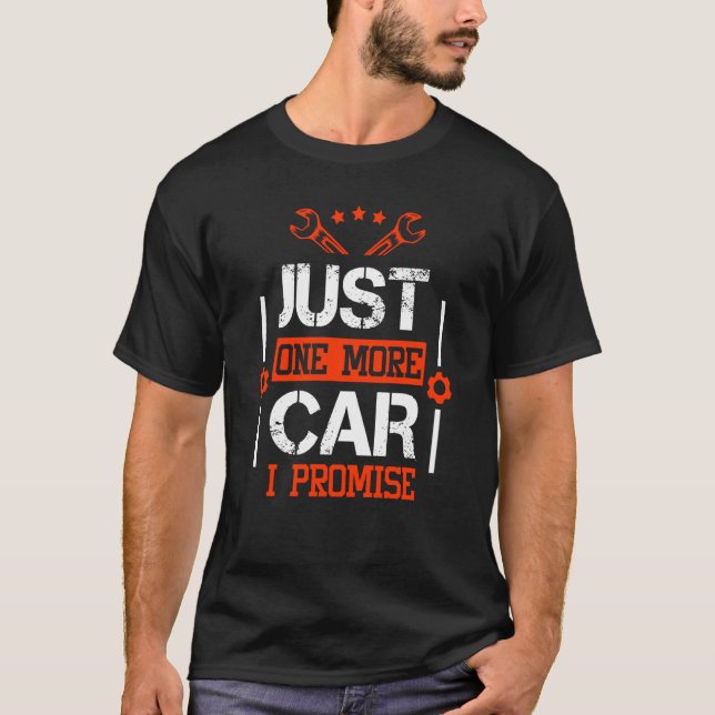 Camiseta Mecânica Diesel Engraçado Só Mais Um Carro Que Pro (Frente)