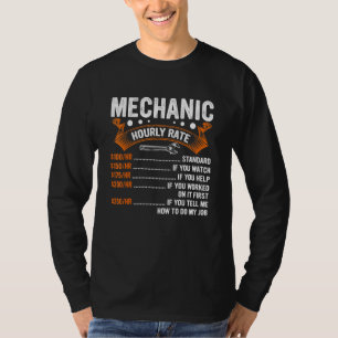 Camiseta Mecânica Diesel - Homens de Taxa Horária Mecânica