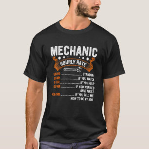Camiseta Mecânica Diesel - Homens de Taxa Horária Mecânica