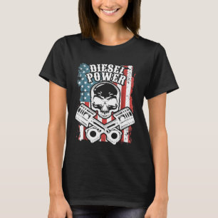 Camiseta Mecânica Diesel Ussa Bandeira Diesel Teto 1