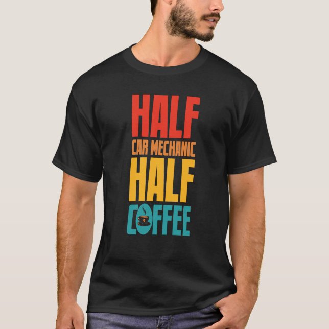 Camiseta Mecânica Do Carro Para Café (Frente)