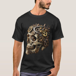 Camiseta Mecânica do Caveira Steampunk