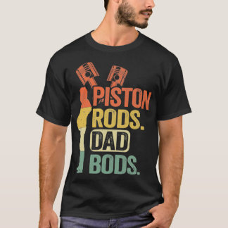 Camiseta Mecânica engraçada dos Pais de pistão (2)
