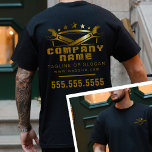 Camiseta Mecânica Masculina Legal de Reparação Automática P<br><div class="desc">Faça uma declaração forte com o T-Shirt Mecânico Legal de Reparo Automático Profissional, projetado especificamente para compradas de reparo automático e suas equipes. Com um logotipo ousado e masculino, esta camiseta é perfeita para melhorar a imagem profissional de sua empresa. O design é apresentado tanto na frente como no verso,...</div>