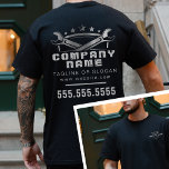 Camiseta Mecânica Masculina Legal de Reparação Automática P<br><div class="desc">Eleve a marca do seu compro de reparo automotivo com a camisa-T Legal Mecânica de Reparo Automático Profissional. Projetada com um logotipo impressionante e masculino, esta camisa é uma mistura perfeita de estilo e profissionalismo. O design de revelação na frente e atrás exibe com destaque o logotipo de sua empresa,...</div>