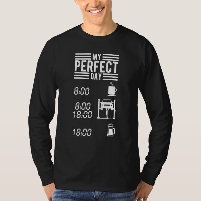 Camiseta Mecânica Mecatrônica do Dia Perfeito (Frente)