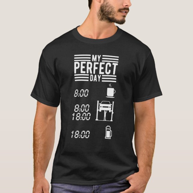 Camiseta Mecânica Mecatrônica do Dia Perfeito (Frente)