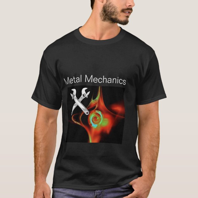 CAMISETA MECÂNICA METÁLICA PASSAGEM DE VARRANQUES, MOLHOS (Frente)