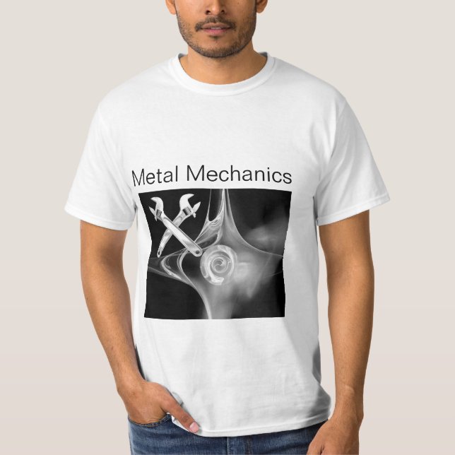 CAMISETA MECÂNICA METÁLICA PASSAGEM DE VARRANQUES, MOLHOS (Frente)
