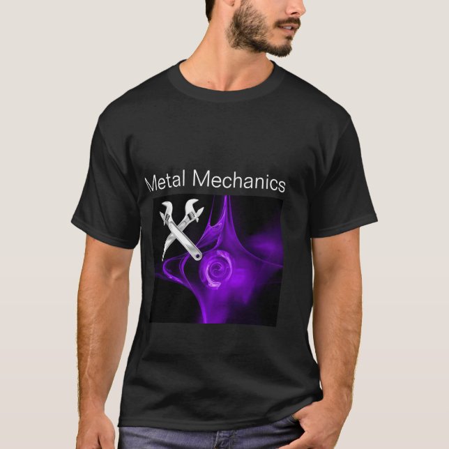 CAMISETA MECÂNICA METÁLICA PASSAGEM DE VARRANQUES, MOLHOS (Frente)