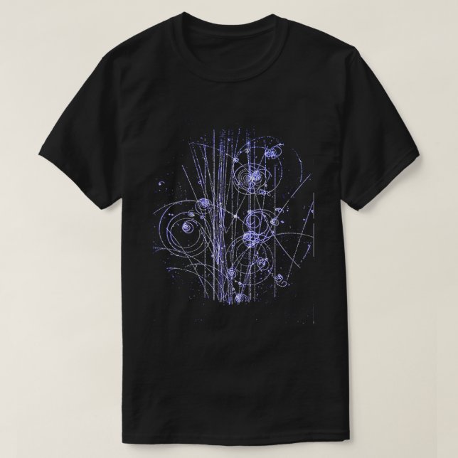 Camiseta Mecânica Quântica Higgs Boson LHC Particle Physics (Frente do Design)