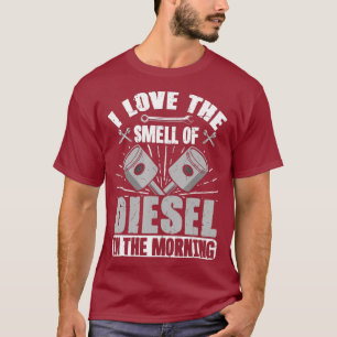 Camiseta Mecânico Adoro O Cheiro De Diesel