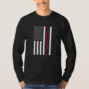 Camiseta Mecânico americano Flag Serviceman Pai Mecani