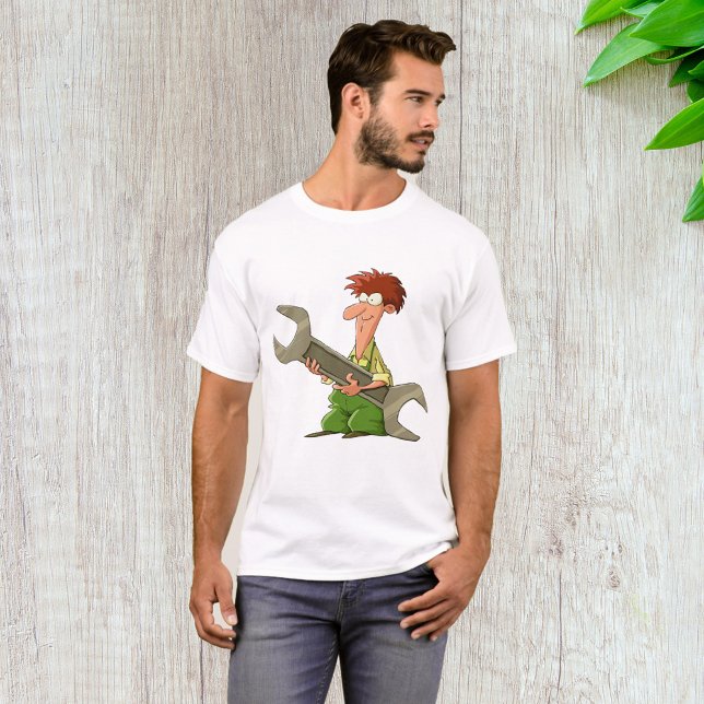 Camiseta Mecânico Chave de Fenda Gigante (Criador carregado)