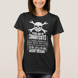 Camiseta Mecânico de Aeronaves Aviação Avião 3
