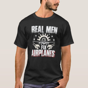 Camiseta Mecânico de Aeronaves Avião