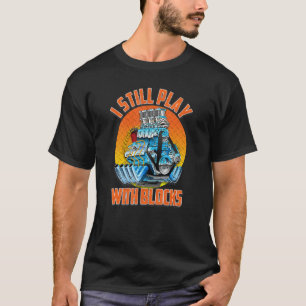 Camiseta Mecânico de Carros Clássicos V8 Eu Ainda Brinco Co