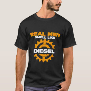 Camiseta Mecânico De Carros Homens De Verdade Cheiram A Die