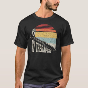 Camiseta Mecânico de Corridas de Carros Engraçados Meu Tera