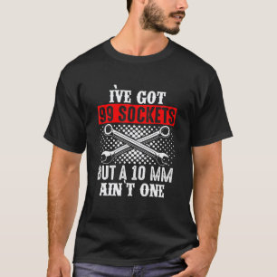 Camiseta Mecânico de Diesel de Garagem Consertando Carro Eu