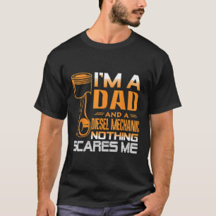 Camiseta Mecânico de Diesel Dia dos Pais Mecânico Pai