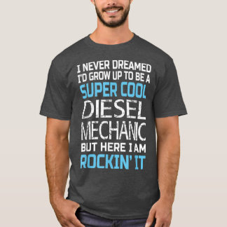 Camiseta Mecânico de DieselPresente Engraçado Para Mecânico