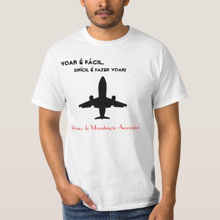 Camiseta Mecânico De Manutenção Avião Br 2789