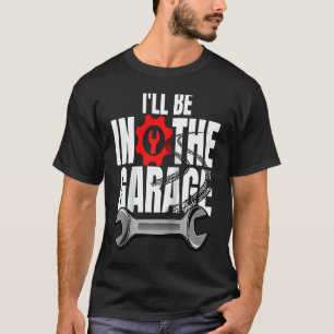 Camiseta Mecânico de Motor de Corrida de Stock Car Rubbing