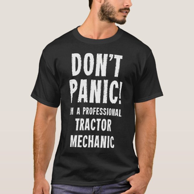 Camiseta Mecânico de Trator (Frente)