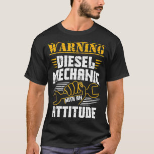Camiseta Mecânico Diesel A Diesel Com Um