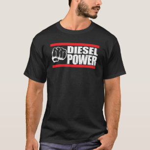 Camiseta Mecânico diesel do caminhão de Turbo do poder