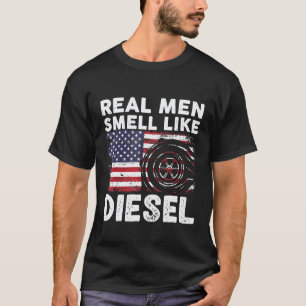 Camiseta Mecânico Diesel Homens de Verdade Cheiram a Diesel