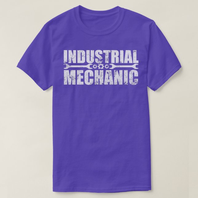 Camiseta Mecânico industrial maquinador de CNC (Frente do Design)