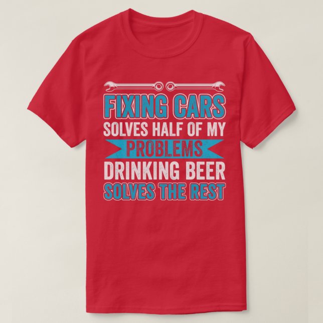 Camiseta Mecânico Mecânico Automático De Correção De Garage (Frente do Design)
